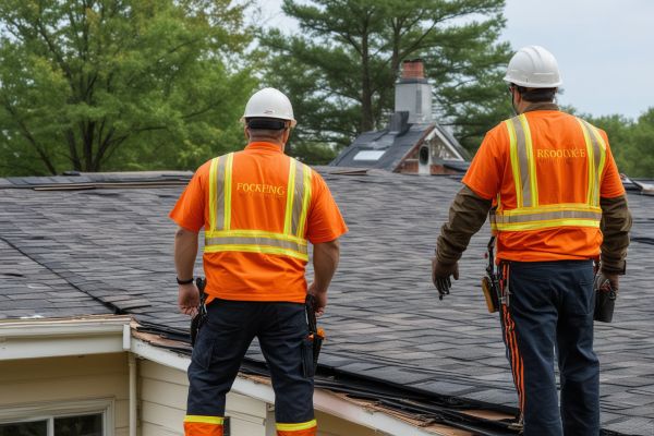 Ice dam damage repair