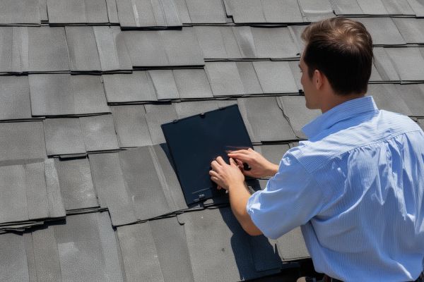 Professional roof inspection