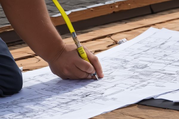 Detailed roofing estimate